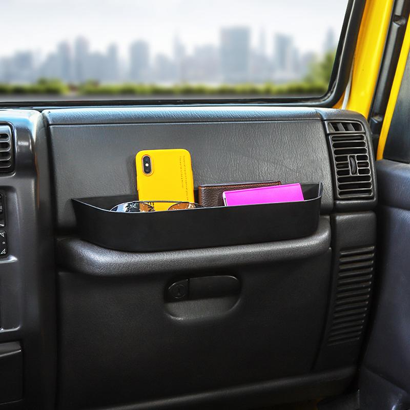 Úložný box loketní opěrky spolujezdce do auta Organizér Kontejner Pro Jeep Wrangler TJ 1997-2006 Interiérové Úložné Uklízecí Příslušenství