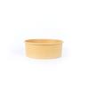 Customizable Kraft Paper Bowl for Takeout: Disposable Round Container for Light Meals, Fruit, and Salads.