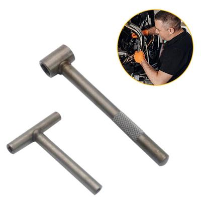 Chave T Chave de Ajuste de Parafuso de Válvula de Motor de Motocicleta Ferramenta de Reparo Quadrado Hexagonal Peça Ferramenta Chave Acessórios Motocicleta B4O4