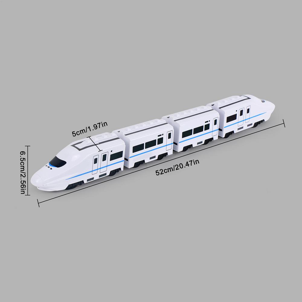 Electric Train Set with Lights & Sounds High-Speed Toy Train for Kids Learning Play, Birthday Christmas Indoor Outdoor Garden