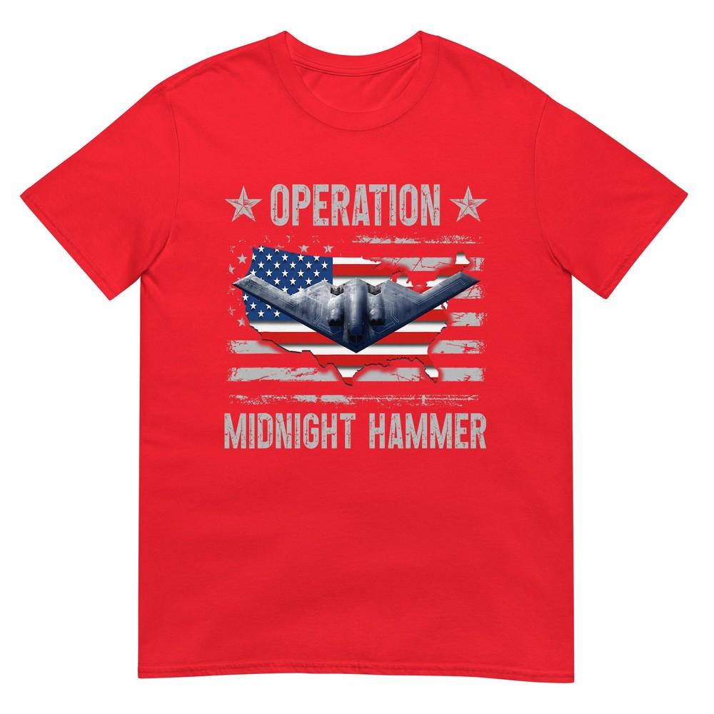 Operation Midnight Hammer Usa Flag Midnight Hammer TShirt S