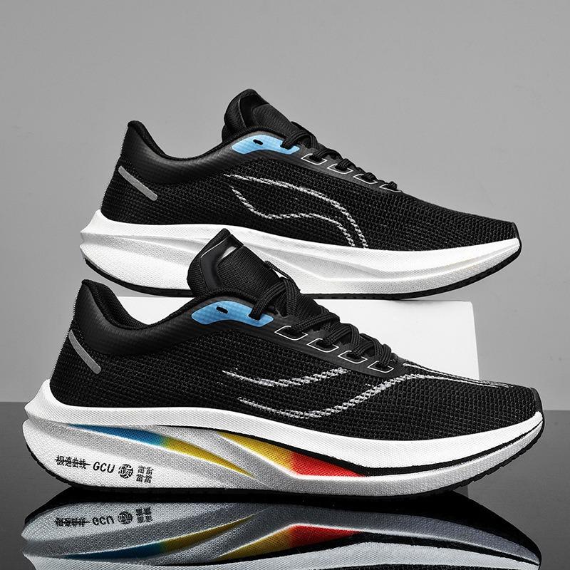 Xinfeidian 4C carbon board running shoes are breathable in summer, real popcorn shock-absorbing men's shoes are dedicated to running for students