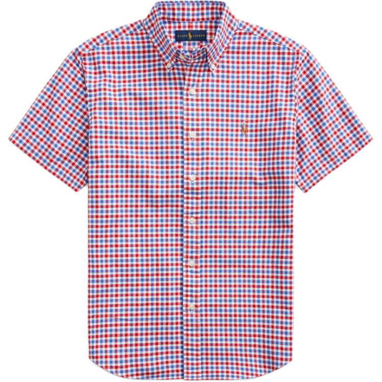 

Рубашка с коротким рукавом Polo Ralph Lauren Classic Plaid Oxford для мужчин 710842645-004 XS