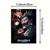 Halloween Frameless Wall Mural: Light Yagami & Ryuk for Living Room, Bedroom, Bathroom Decor