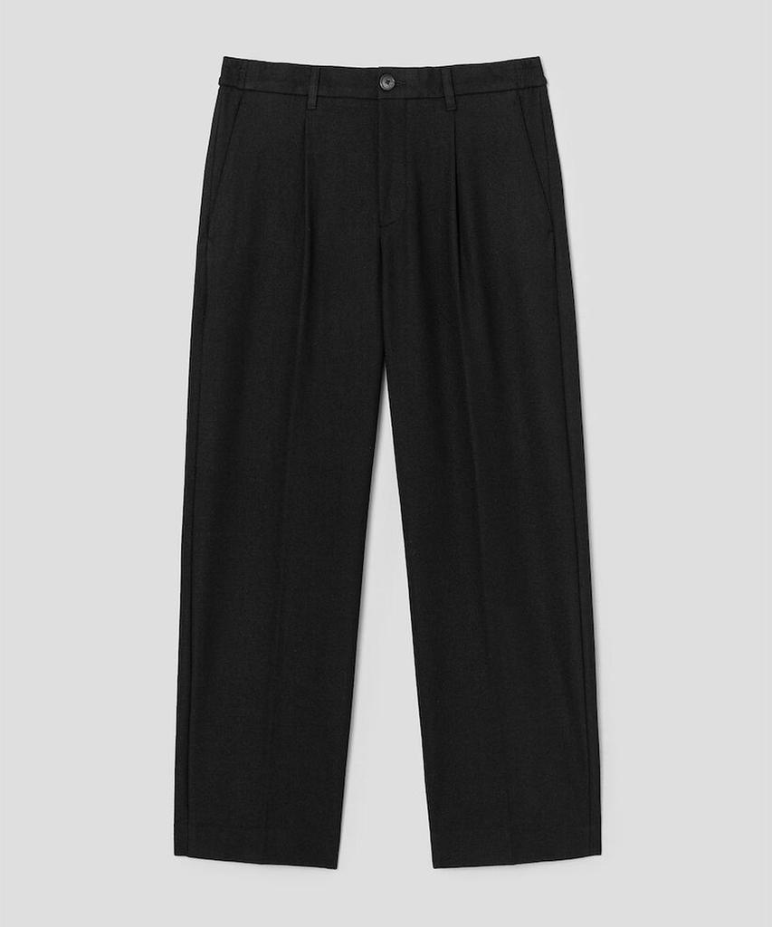 SHIFT.G Regular Brushed Slacks Pants Black