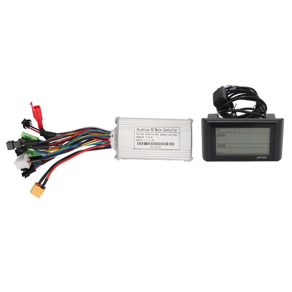 Display SW900 17A 3 Modos Controlador de Motor Senoidal Sem Escovas Bicicleta Elétrica Controlador Sem Escovas