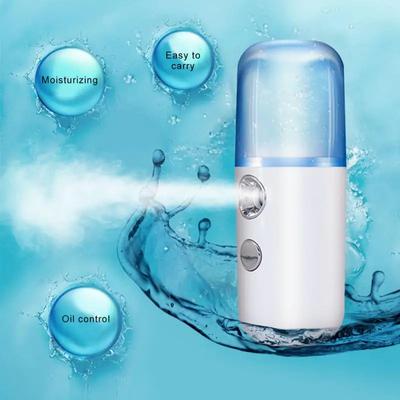 Gesichtssprayer Nano Mist USB wiederaufladbar tragbarer Wasserauffüller Cool Mist Maker Fogger Gesichtspflege Handheld Mini Luftbefeuchter