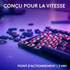 Gaming-Tastatur - Kabellos - Logitech G - G515 TKL Lightspeed - AZERTY - Mechanisch taktil - Beleuchtet - Schwarz