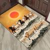 Name Custom Horses Carpet Rug for Living Room Bedroom Home Sofa Decoration,Kids play Non-slip Floor Mat