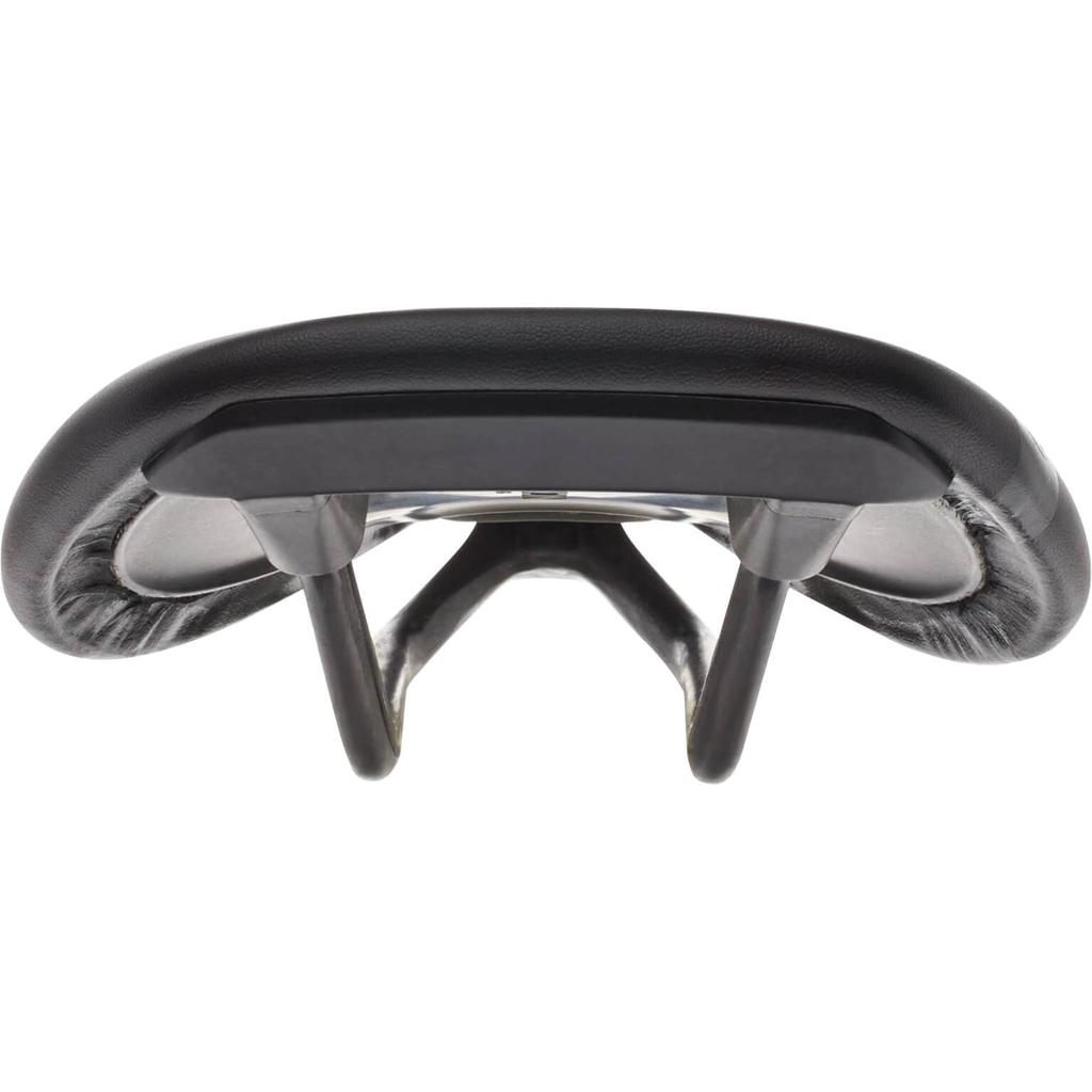 Ergon SR Pro Carbon Ergonomic Comfort Bicycle Saddle For and Gravel Bikes Stealth Black - Road, Race, Women's M/L