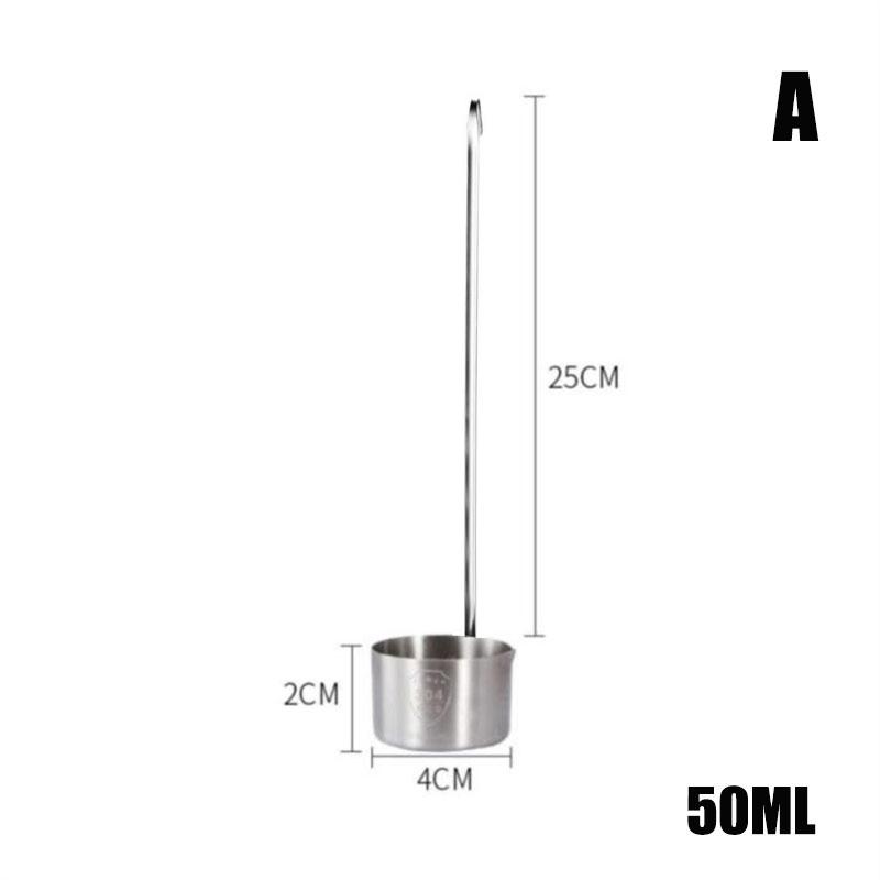 Stainless Steel Wine Spoon Stainless Steel Wine Measuring Device Silver Wine Whisk
