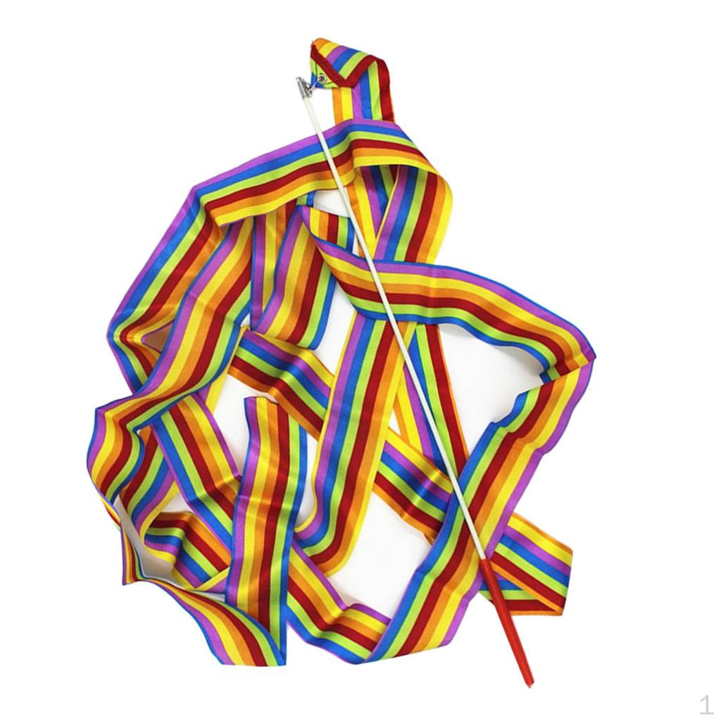 4-метровые гимнастические танцевальные ленты ленточки ритмические Colorful