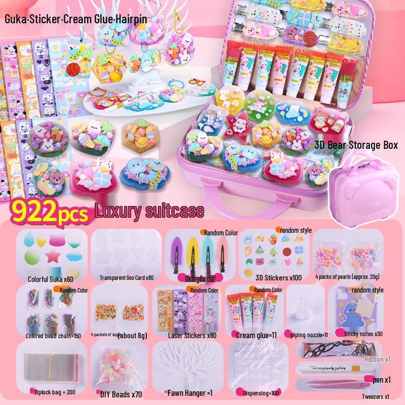 

Набор украшений и мультяшных наклеек принцессы Гуука для девочек - Развивающий подарок для ролевых игр