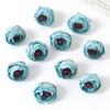 5/10/20Pcs 3cm Silk Tea Roses Heads Artificial Flowers Wedding Home Wedding Decor DIY Wreath Scrapbook Gift Box Fake Flowers