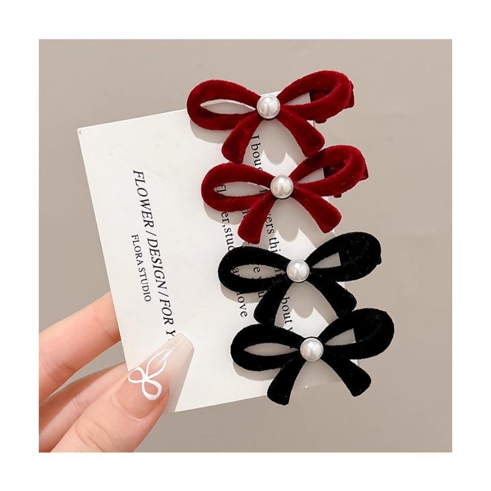 Women bow fabric hair clips suitable for daily use as hair accessories