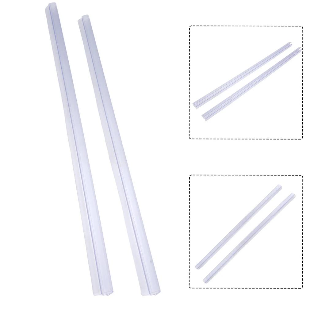Bathroom Product Shower Seal Wet Dry Separation Keep Bathroom Clean No Friction Noise Rubber Strip Transparent