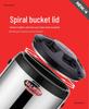 Commercial Stainless Steel Insulated Double-Layer Bucket for Milk Tea & Soy Milk, Large Capacity 