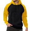 Men's Colorblock Sweatshirt Hoodie Men's Sports Large Size Casual Sweatshirt