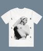 Y2k Mote Trykt Topp Sanger Rosalia Luksus T-skjorte Retro Topp Trend Sport Gateklær Avslappet Løs T-skjorte Rund Hals Topp Unisex
