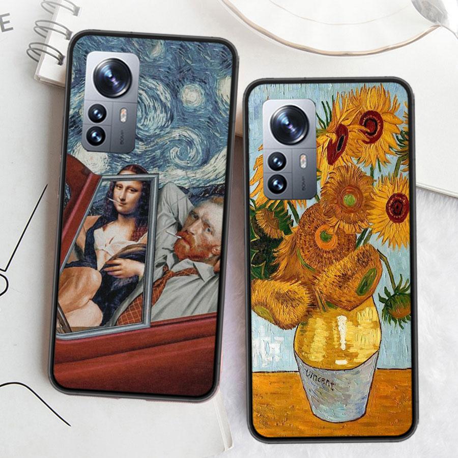Van Gogh Oil Painting Art Phone Case For Xiaomi Mi 13 12 11T 10T 12T Pro 12X 11i 11 Ultra 10 Lite 5G 9 8 6X 5X A1 A2 Cover Capa