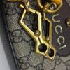 [Pre-Owned] Neo Vintage Series Gold Foil Logo Metal Tiger Head Monogram Canvas And Leather Camera Bag - Very Good #BOQEC0