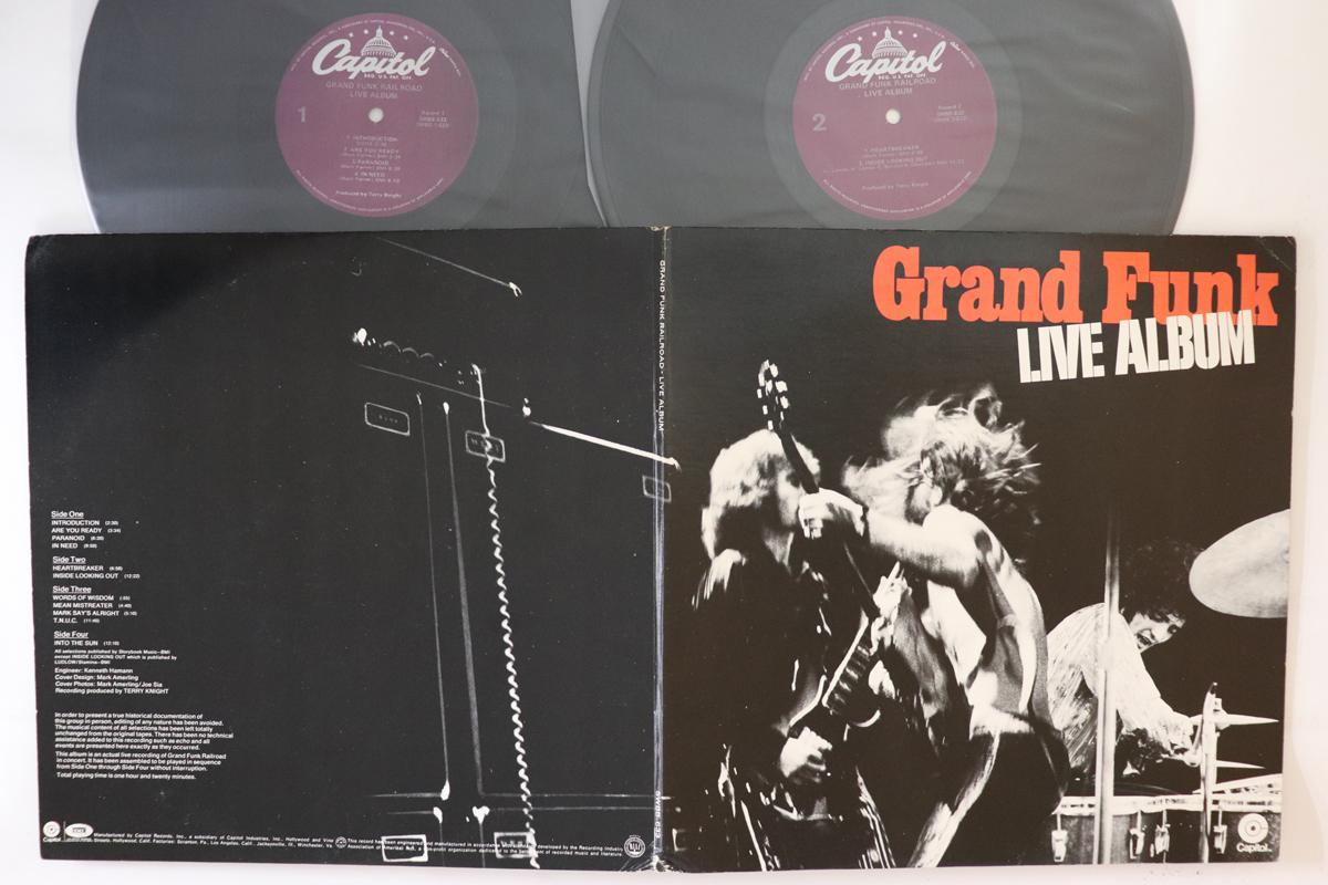 

LP Record GRAND FUNK RAILROAD Live Album SWBB633 CAPITOL 1978 US Rock Used