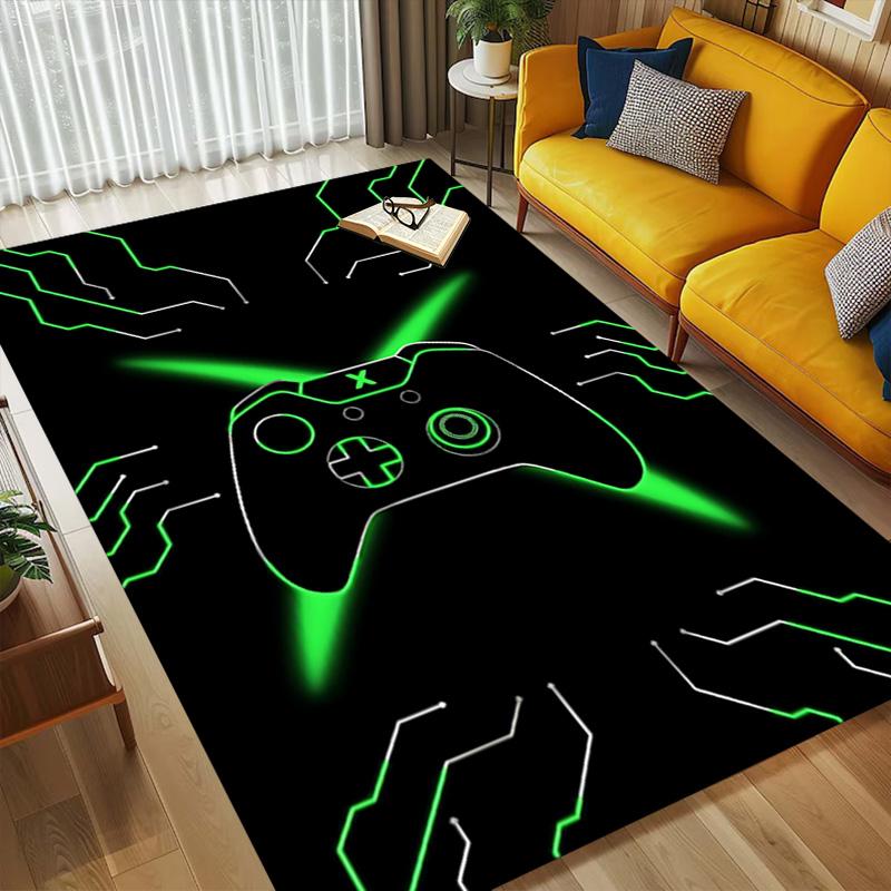 Cyber Game Wohnzimmer rutschfester Teppich Weicher Teppich für Schlafzimmer Spielzimmer Sofa Büro Heimdekoration Fußmatte Weihnachtsgeschenk C9261248
