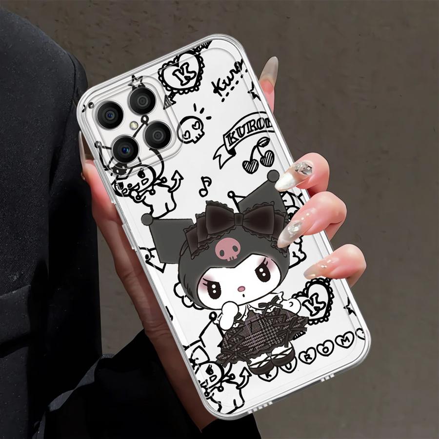 

Case for Honor X8 90 Lite X8b X9b X8a X7b X9a Soft Phone Cover Cartoon Kuromi Honor X9b