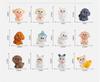 Pinenjoy 12 Miniature Dog Popular Birthday New Year Collectible Tabletop Landscape Bonsai Desktop DIY Fairy Garden Birthday Cute Cartoon Cake Soothing