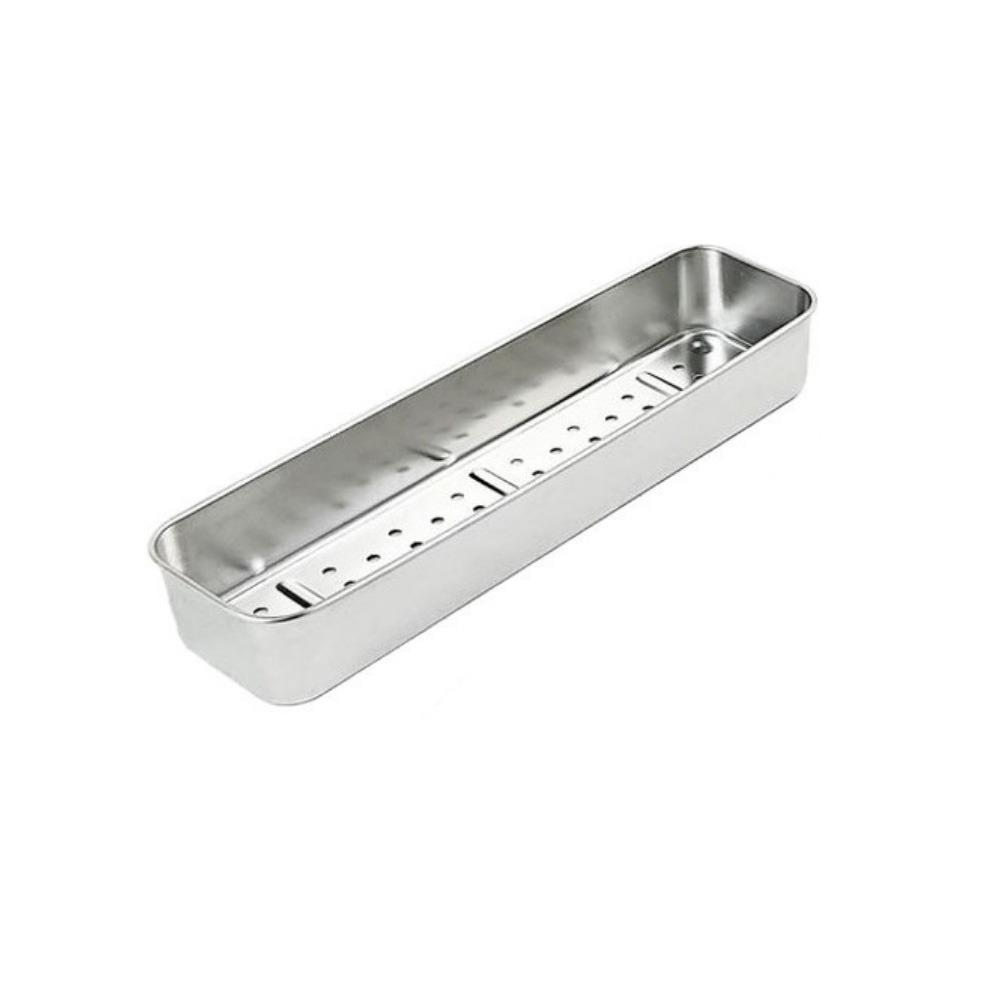 Stainless Steel Chopsticks Storage Box Ventilated Cutlery Holder Chopsticks Cage  Small Items without Lid