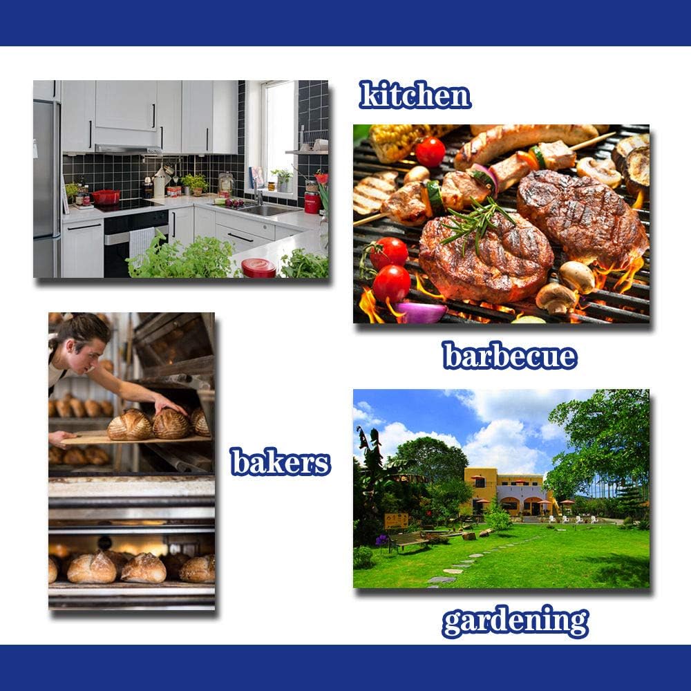 Denim Apron with Adjustable Unisex Multi-Pockets for Kitchen Crafting Cooking