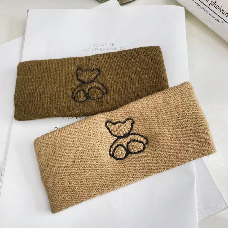 Autumn and winter daily wear fashion headgear headband knitted headband hair band warm forehead protection sports headband headscarf