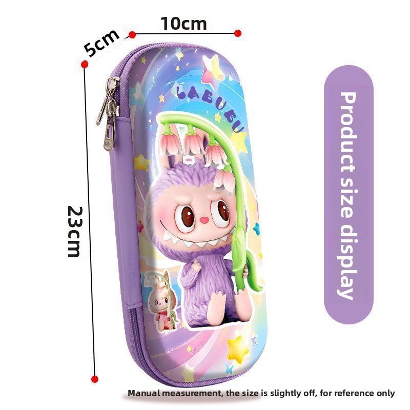 Primary School Students Stationery Box Girls Pencil Bag Kindergarten Children Large Capacity Pencil Case 3d Three-dimensional