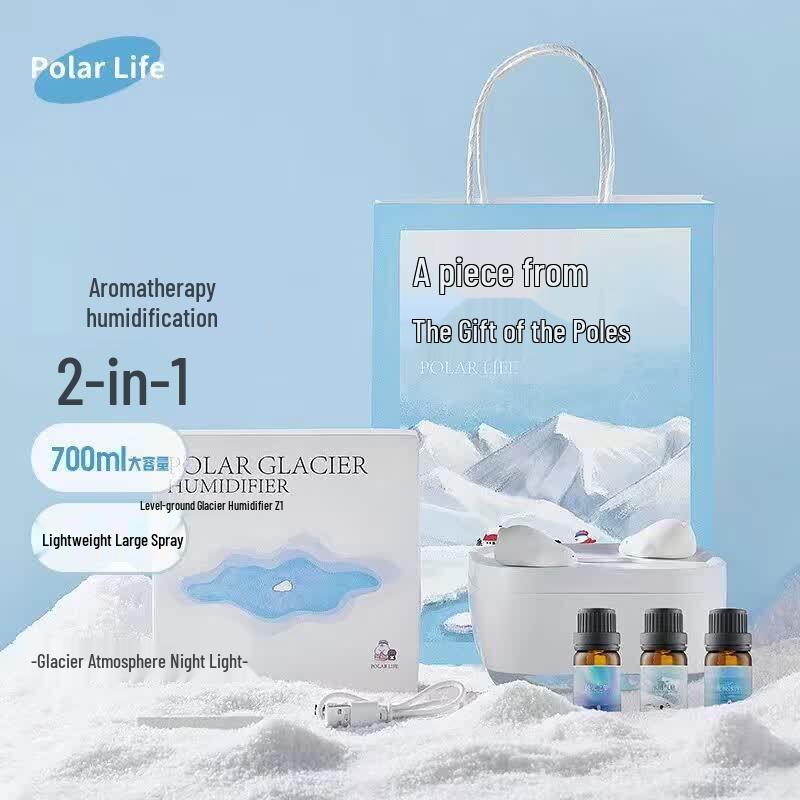 POLAR LIFE Desktop Humidifier with Aroma Diffuser