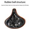 Traditional Leather Bike Seat With Thick Cushioning For Pleasant Extended Travels And Traditional Look