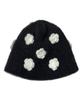 Leondieseu Flower Beanie (Black)