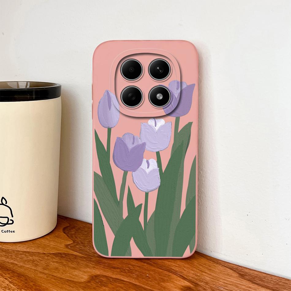 For Poco M8 Pro Case Cute Design Shockproof Phone Protector Soft Liquid Silicone High Quality Back Cover For Poco M 8 M8Pro Capa