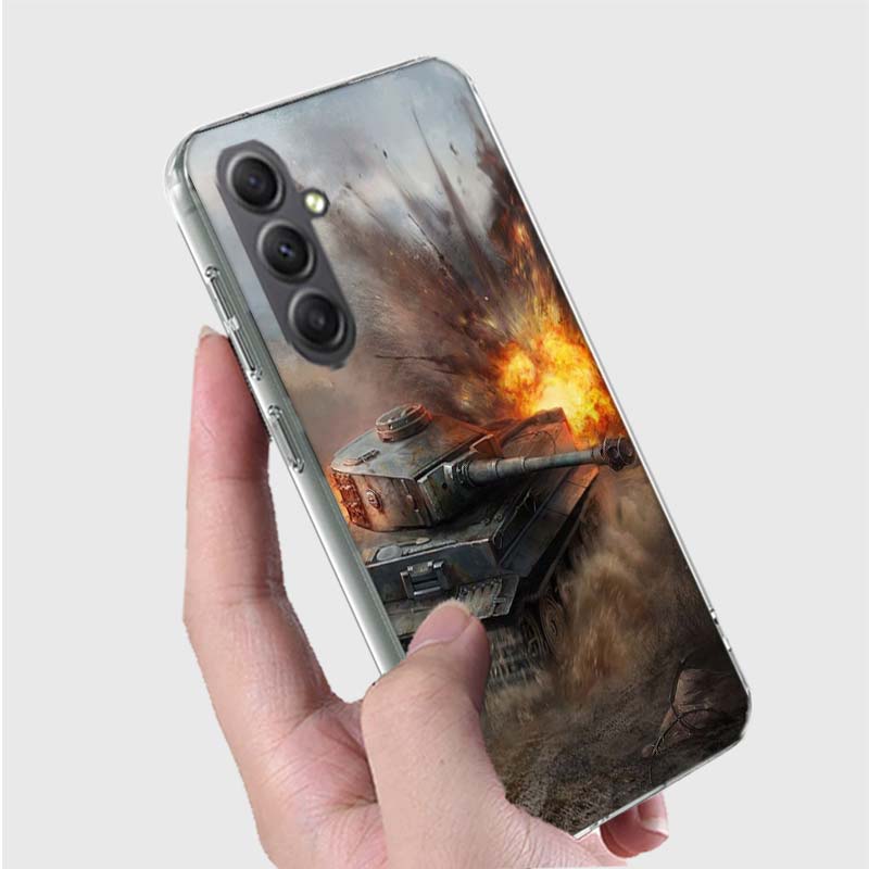 World Of Tanks Game Phone Case for Samsung Galaxy A54 A14 A24 A34 A17 A37 A57 A55 A35 A25 A15 A16 A26 A36 A56 A13 A23 A33 A53 A5