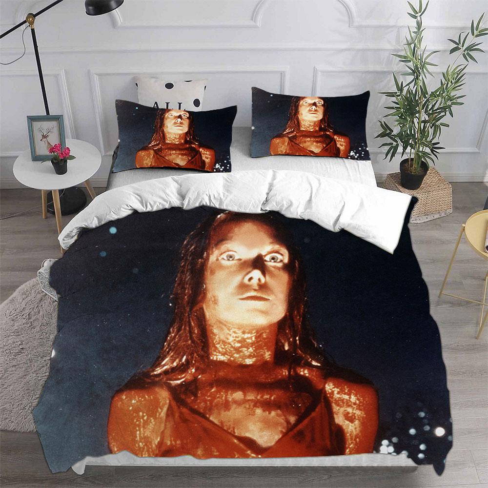 Carrie (1976) Bedding Sets Soft Bed Cover Comforter Duvet Cover Pillow Case 2-3 Pieces Sets Kids Adult Bedroom Decoration