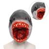 Masque Casque en Latex Requin Mégalodon d'Halloween - Cosplay Animal Effrayant