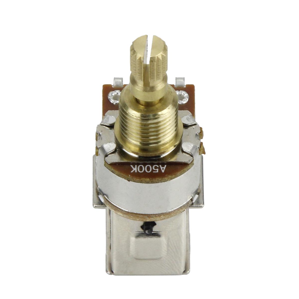 

FLEOR 1pc Short Shaft Push Push Potentiometer Electric Guitar Pot 500K / 250K Choose for Guitar Bass Parts