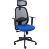 Chaise De Bureau - Bali - Ergonomique - Dossier En Maille Respirante - Bras Réglables - Tête Ajustable