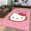 Hello Kitty Pink Carpet with Floral Pattern Suitable for Use As an Anti-slip Game Mat for Living Room and Bedroom Sofas