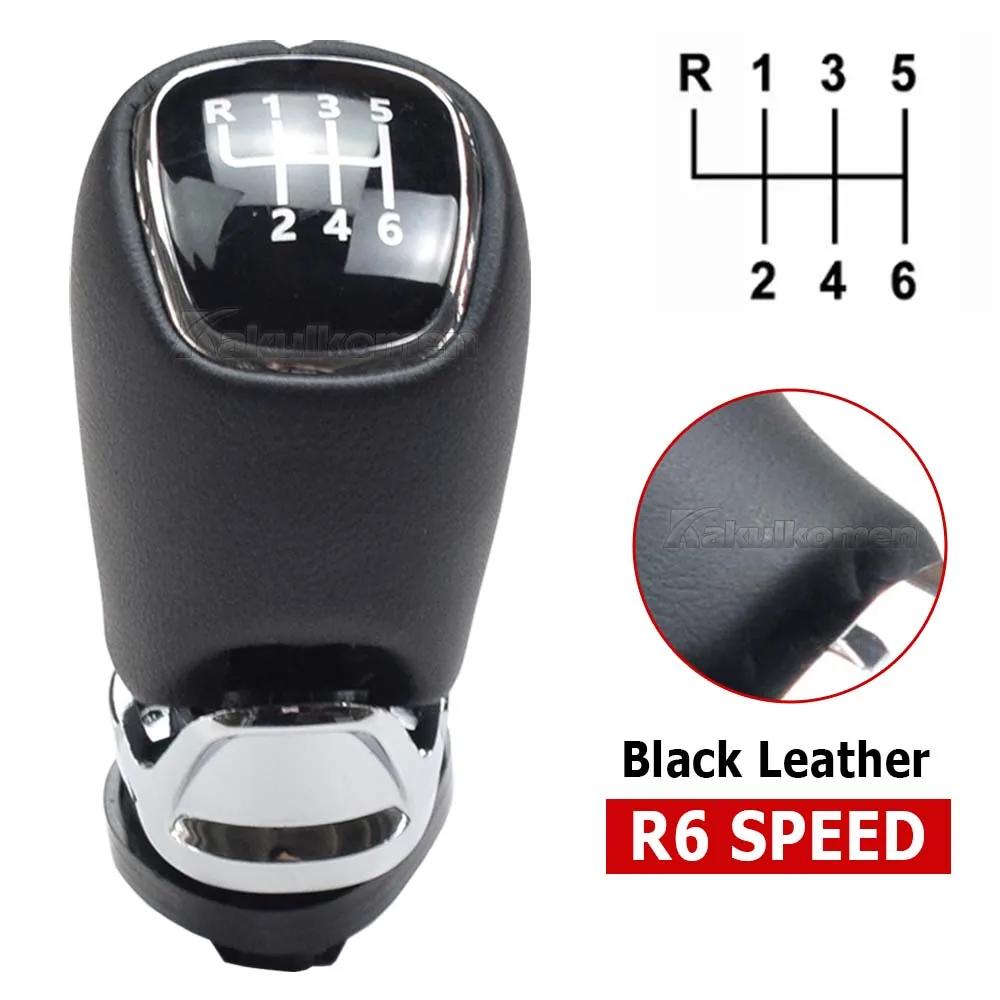 Car Manual Gear Stick Shift Knob Gearbox Shift Knob Boot For Skoda Octavia A5 A6 2004 - 2012 Gearbox Handle Gear Lever Knob