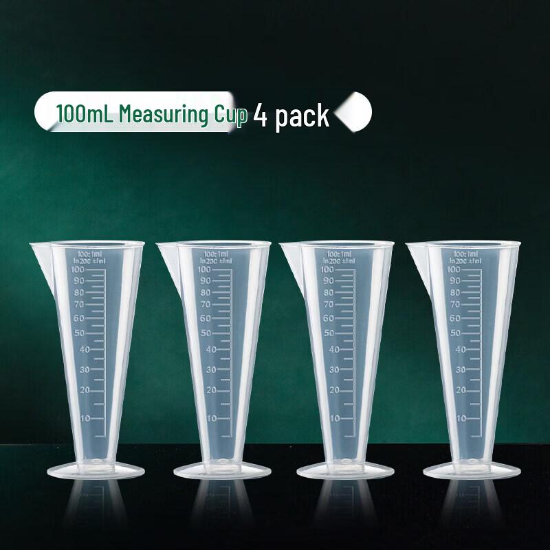 ZISIZ Commercial Plastic Measuring Cup with Scale