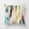 Abstract Striped Geometric Throw Pillow Cover With Short Plush Print For Living Room Sofa Decoration Cushion Cover Pillow Covers