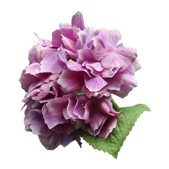 Useful Fake Flower Anti-fade Hydrangea Artificial Branch