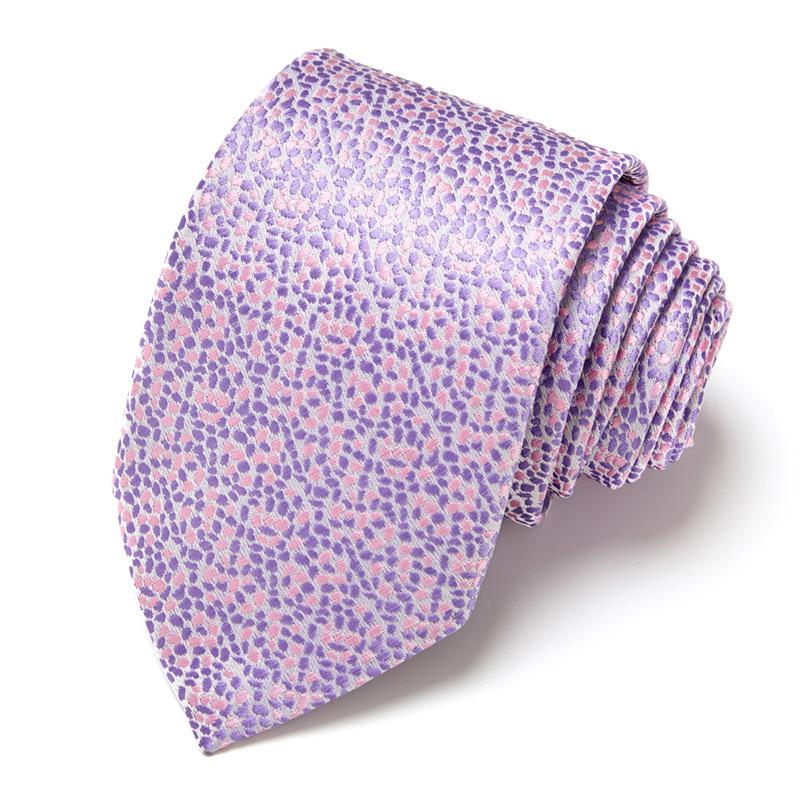 Men'S Business Tie Hand-Typed Professional Dress Interview Tie Men'S Polyester Silk