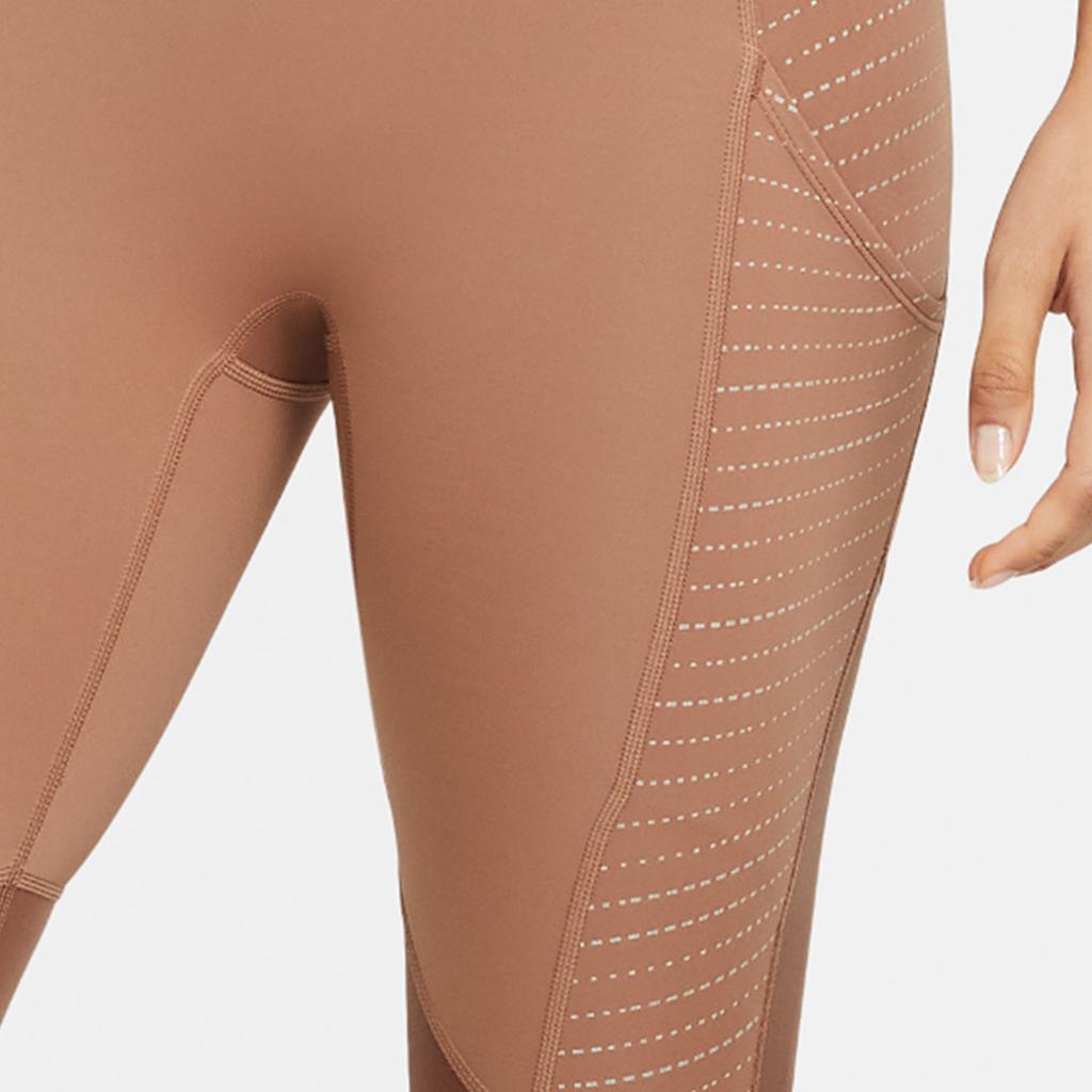 Nike Dri-FIT Sports Training Running Quick-Dry Breathable Tight Retro Pants Women bottoms Coral DD6856-256