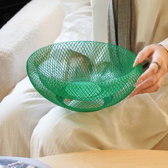 Farfurie cu fructe cu găuri de scurgere încorporate Design cu cuib de pasăre Coș de fructe Blat de bucătărie Masă de dining Decor pentru casă